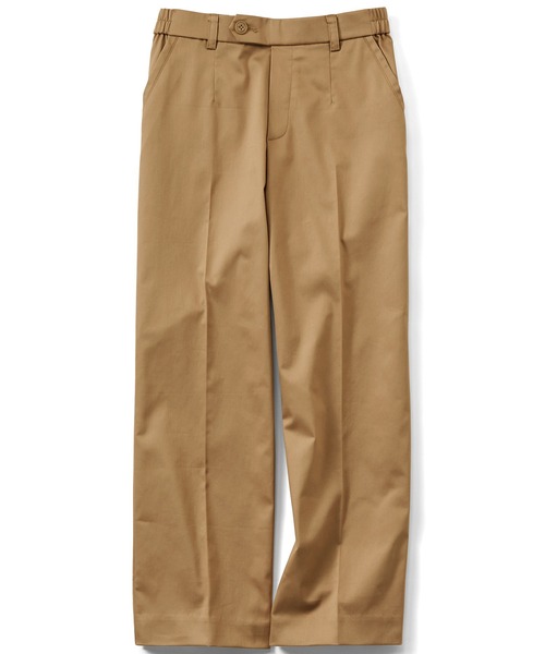 IEDIT(イディット)の「IEDIT 花粉リリース&撥水加工・UVカット機能がうれしい 伸びやかな美脚サテンチノセミワイドパンツ(チノパンツ・レディース・ブラック/ベージュ/ネイビー・MEDIUM/LARGE/X-LARGE/XX-LARGE/XXX-LARGE/SMALL)」の7枚目の写真