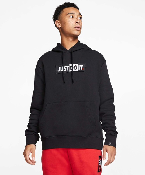 セール Nike ナイキ ロゴプルオーバーフーディパーカー フロント刺繍 ブランドロゴ パーカー Nike ナイキ のファッション通販 Zozotown