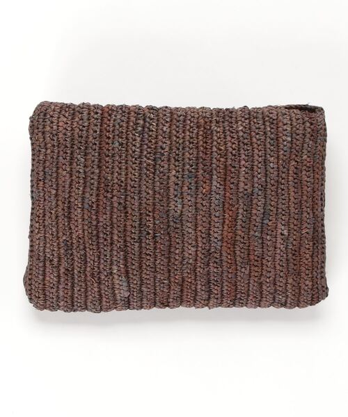 Le Voyage en Panier(ルヴォヤージュアンパニエ)の「『Le Voyage Panier』リボンストロークラッチバッグ(クラッチバッグ・レディース・ブラウン・FREE)」の2枚目の写真