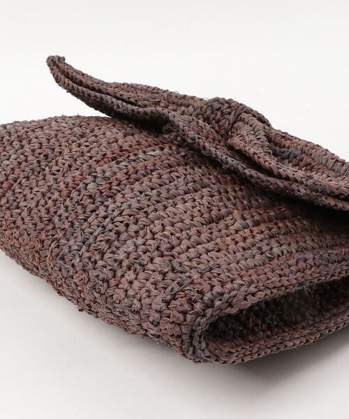 Le Voyage en Panier(ルヴォヤージュアンパニエ)の「『Le Voyage Panier』リボンストロークラッチバッグ(クラッチバッグ・レディース・ブラウン・FREE)」の3枚目の写真