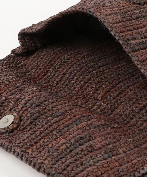 Le Voyage en Panier(ルヴォヤージュアンパニエ)の「『Le Voyage Panier』リボンストロークラッチバッグ(クラッチバッグ・レディース・ブラウン・FREE)」の4枚目の写真