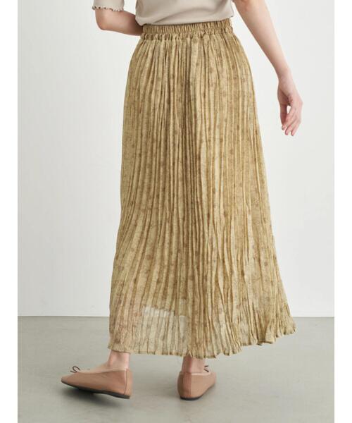 earth music&ecology（アースミュージックアンドエコロジー）の「線画フラワーワッシャースカート ＊（スカート・レディース・アイボリー/モカ/その他6・FREE）」の8枚目の写真