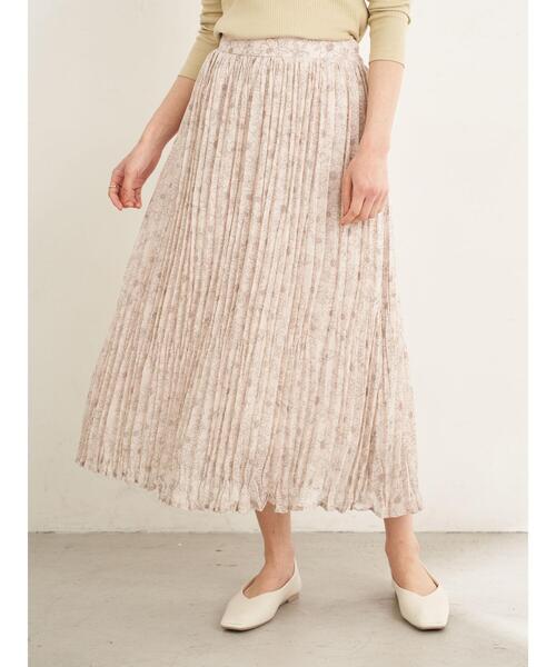 earth music&ecology（アースミュージックアンドエコロジー）の「線画フラワーワッシャースカート ＊（スカート・レディース・アイボリー/モカ/その他6・FREE）」の21枚目の写真