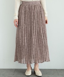 earth music&ecology | 線画フラワーワッシャースカート ＊(スカート)