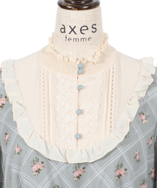 ブロッキングワンピース（ワンピース）｜axes femme（アクシーズファム