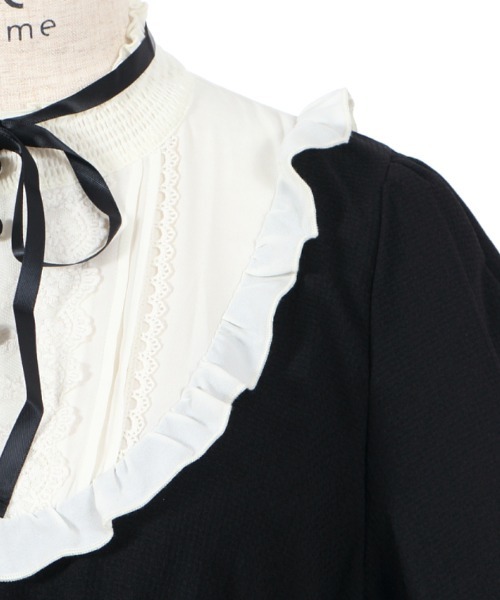 ブロッキングワンピース（ワンピース）｜axes femme（アクシーズファム