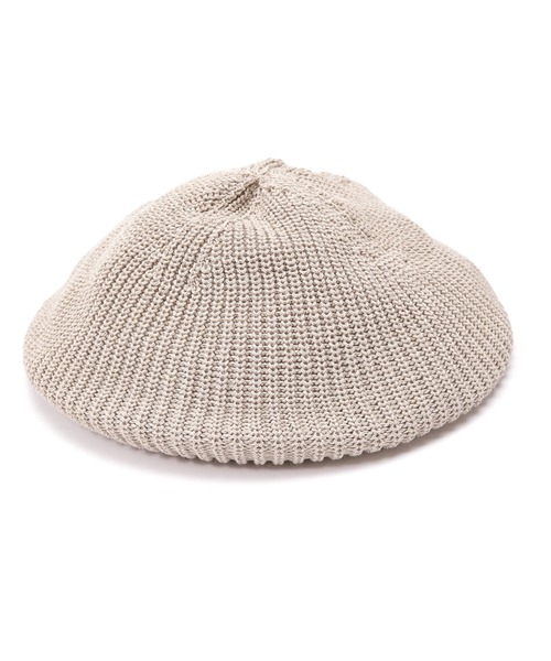 RACAL(ラカル)の「RACAL/Washi Rasta Berret(ハンチング/ベレー帽・メンズ・ブラック/ベージュ/グレー・FREE)」の1枚目の写真