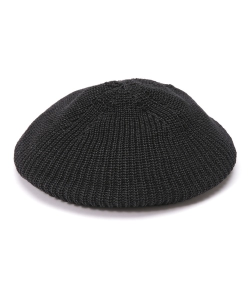 RACAL(ラカル)の「RACAL/Washi Rasta Berret(ハンチング/ベレー帽・メンズ・ブラック/ベージュ/グレー・FREE)」の2枚目の写真