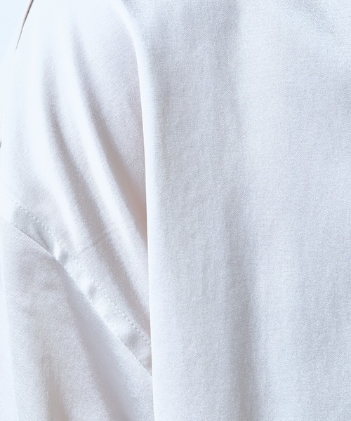 Lui's（ルイス）の「サテンドロストブルゾン（シャツ/ブラウス・メンズ・グリーン/オフホワイト/ブラック・FREE）」の18枚目の写真