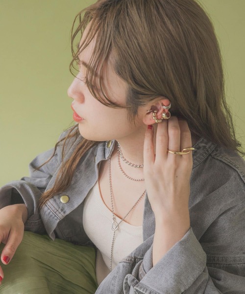 SMELLY（スメリー）の「ボールチェーンロングネックレス（ネックレス・レディース・シルバー・-）」の8枚目の写真