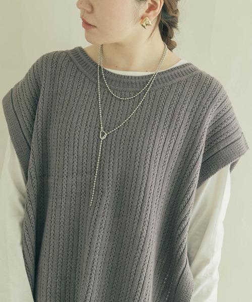 SMELLY（スメリー）の「ボールチェーンロングネックレス（ネックレス・レディース・シルバー・-）」の7枚目の写真