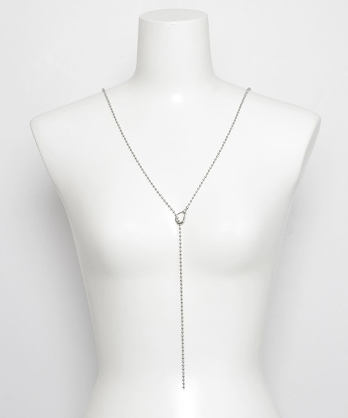 SMELLY（スメリー）の「ボールチェーンロングネックレス（ネックレス・レディース・シルバー・-）」の2枚目の写真