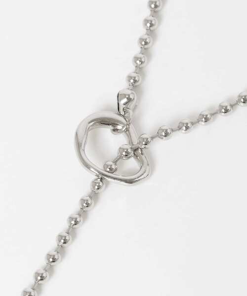SMELLY（スメリー）の「ボールチェーンロングネックレス（ネックレス・レディース・シルバー・-）」の5枚目の写真