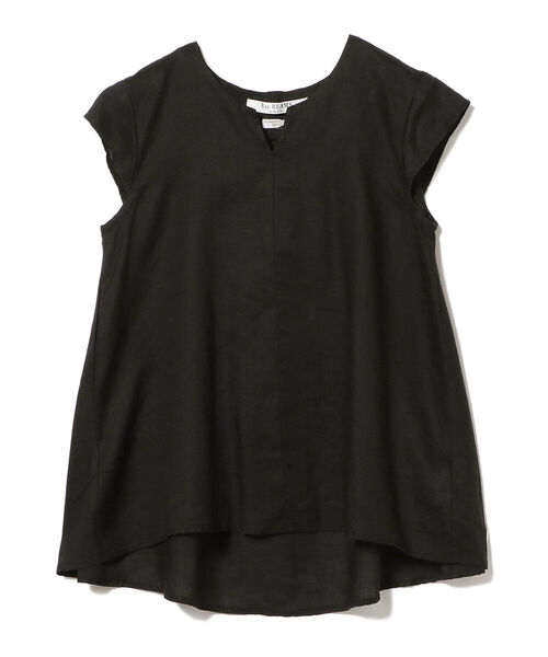 Ray BEAMS（レイビームス）の「Ray BEAMS / リネン キーネック フレンチスリーブ シャツ（シャツ/ブラウス・レディース・ホワイト/ブラック/ラベンダー/ケリー・ONE SIZE）」の12枚目の写真