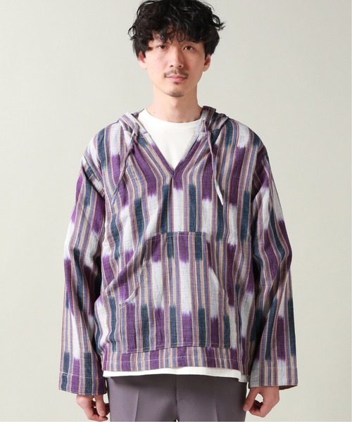 JOURNAL STANDARD(ジャーナルスタンダード)の「【DEL SOL×JS】別注 グアテマラ メキシカンパーカー(パーカー・メンズ・パープル/ダークブルー/カーキ/ブラック/ホワイト系その他/ベージュ/ブラック系その他・LARGE/MEDIUM)」の16枚目の写真