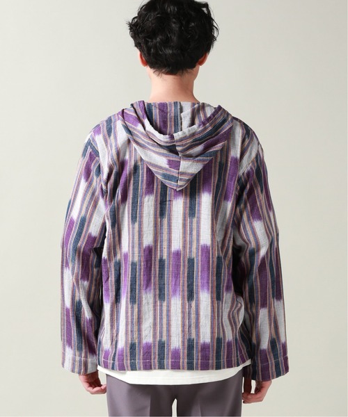 JOURNAL STANDARD(ジャーナルスタンダード)の「【DEL SOL×JS】別注 グアテマラ メキシカンパーカー(パーカー・メンズ・パープル/ダークブルー/カーキ/ブラック/ホワイト系その他/ベージュ/ブラック系その他・LARGE/MEDIUM)」の8枚目の写真