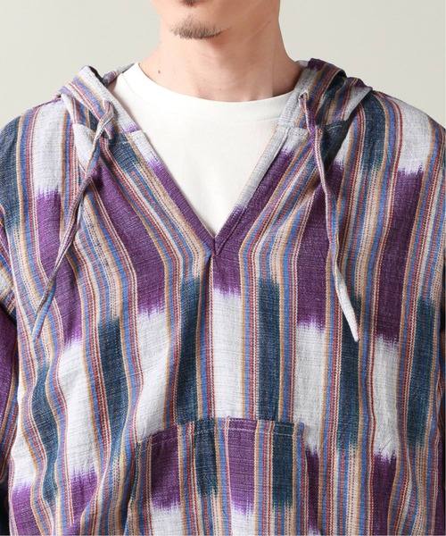 JOURNAL STANDARD(ジャーナルスタンダード)の「【DEL SOL×JS】別注 グアテマラ メキシカンパーカー(パーカー・メンズ・パープル/ダークブルー/カーキ/ブラック/ホワイト系その他/ベージュ/ブラック系その他・LARGE/MEDIUM)」の21枚目の写真