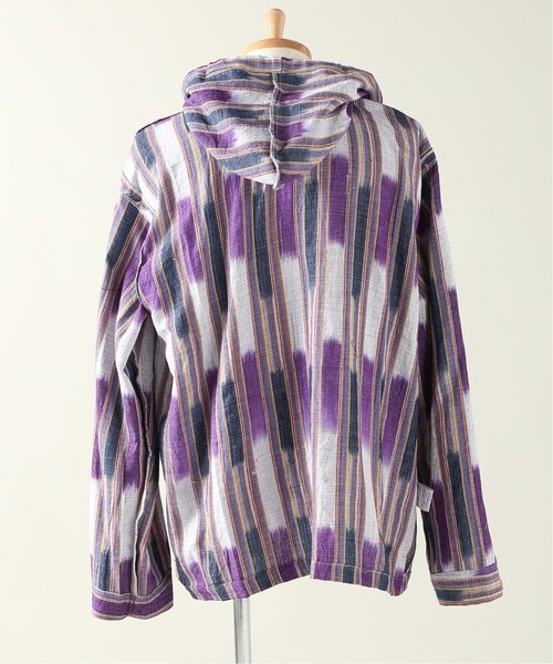 JOURNAL STANDARD(ジャーナルスタンダード)の「【DEL SOL×JS】別注 グアテマラ メキシカンパーカー(パーカー・メンズ・パープル/ダークブルー/カーキ/ブラック/ホワイト系その他/ベージュ/ブラック系その他・LARGE/MEDIUM)」の9枚目の写真