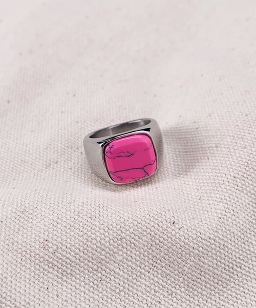 ＪＵＧＬＡＮＳ（ユグランス）の「NK カレッジリング　印台 デザイン（リング・レディース・ゴールド系その他/ブラック系その他/ブラウン系その他/ブルー系その他/ピンク系その他/シルバー系その他/シルバー系その他2/ゴールド系その他2/ブラック系その他2/ブラウン系その他2/ブルー系その他2/ピンク系その他2/シルバー系その他3/ブラック系その他3・19号/13号/11号/23号/9号）」の9枚目の写真