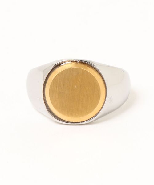 ＪＵＧＬＡＮＳ（ユグランス）の「NK カレッジリング　印台 デザイン（リング・レディース・ゴールド系その他/ブラック系その他/ブラウン系その他/ブルー系その他/ピンク系その他/シルバー系その他/シルバー系その他2/ゴールド系その他2/ブラック系その他2/ブラウン系その他2/ブルー系その他2/ピンク系その他2/シルバー系その他3/ブラック系その他3・19号/13号/11号/23号/9号）」の20枚目の写真