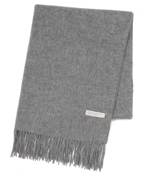 BEAUTY&YOUTH UNITED ARROWS(ビューティーアンドユースユナイテッドアローズ)の「BYBC ソリッドカラーストール 70x180 ◆(ストール/ショール・レディース・ブラック/ライトグレー/ダークグレー/ベージュ/ワインレッド・フリー)」の3枚目の写真