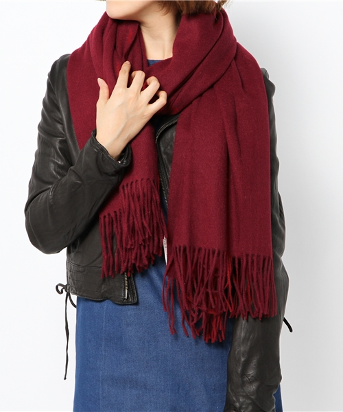 BEAUTY&YOUTH UNITED ARROWS(ビューティーアンドユースユナイテッドアローズ)の「BYBC ソリッドカラーストール 70x180 ◆(ストール/ショール・レディース・ブラック/ライトグレー/ダークグレー/ベージュ/ワインレッド・フリー)」の8枚目の写真