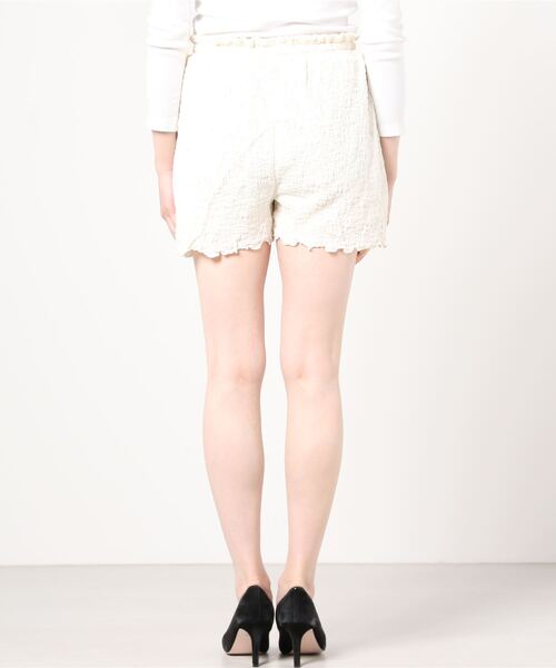 REVEYU（レブユー）の「REVEYU/Fluffy waist mellow short pants（ルームウェア/パジャマ・レディース・アイボリー/ライトパープル・FREE）」の3枚目の写真