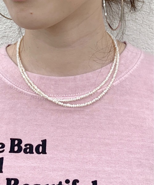 SHENERY（シーナリー）の「【WEB限定】ベビー淡水パールネックレス（ネックレス・レディース・ゴールド・FREE）」の2枚目の写真
