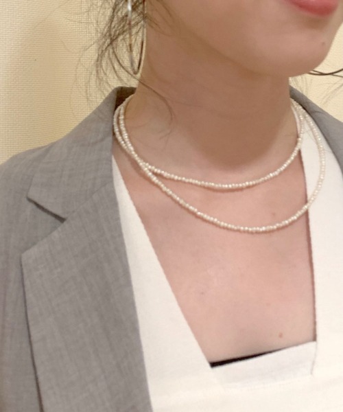 SHENERY（シーナリー）の「【WEB限定】ベビー淡水パールネックレス（ネックレス・レディース・ゴールド・FREE）」の9枚目の写真