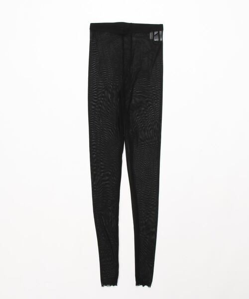 STYLEBLOCK（スタイルブロック）の「シアーカットレギンス（レギンス/スパッツ・レディース・オフホワイト/ブラック/ライトベージュ・M）」の3枚目の写真