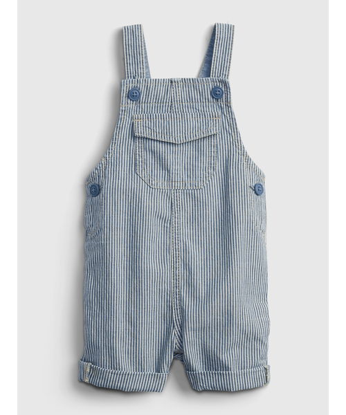 セール】シアサッカー オーバーオール (ベビー)（サロペット