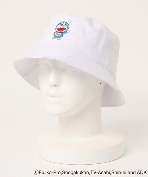 LB/S (エルビーエス)の「【ドラえもん】ワンポイント刺繍バケットハット(ハット・メンズ・ホワイト系その他/ブラック系その他/ブルー系その他/ブルー/ブラック/ホワイト・FREE)」の2枚目の写真