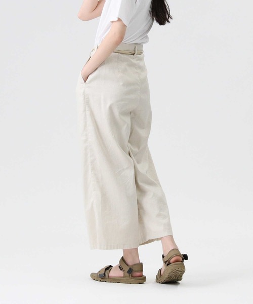 SOMETHING（サムシング）の「【SOMETHING】ベルト付きタックワイドパンツ（その他パンツ・レディース・キナリ・M/S/XS）」の7枚目の写真