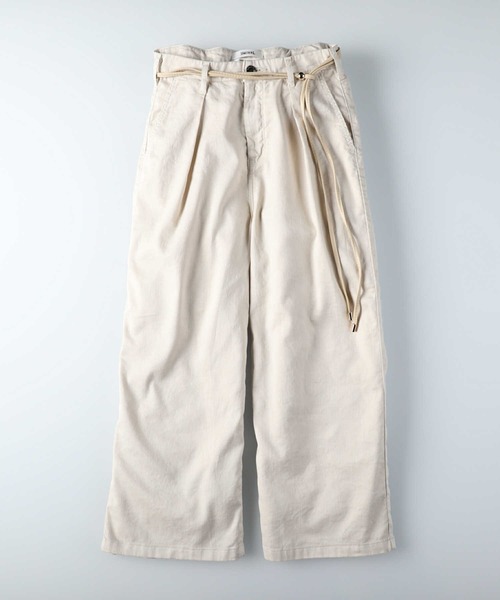 SOMETHING（サムシング）の「【SOMETHING】ベルト付きタックワイドパンツ（その他パンツ・レディース・キナリ・M/S/XS）」の18枚目の写真