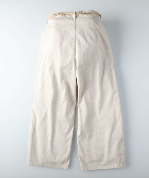 SOMETHING（サムシング）の「【SOMETHING】ベルト付きタックワイドパンツ（その他パンツ・レディース・キナリ・M/S/XS）」の19枚目の写真