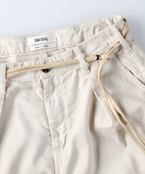SOMETHING（サムシング）の「【SOMETHING】ベルト付きタックワイドパンツ（その他パンツ・レディース・キナリ・M/S/XS）」の13枚目の写真