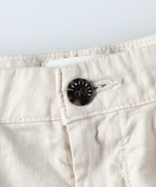 SOMETHING（サムシング）の「【SOMETHING】ベルト付きタックワイドパンツ（その他パンツ・レディース・キナリ・M/S/XS）」の12枚目の写真