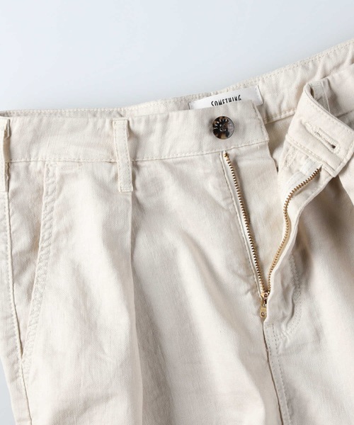 SOMETHING（サムシング）の「【SOMETHING】ベルト付きタックワイドパンツ（その他パンツ・レディース・キナリ・M/S/XS）」の14枚目の写真