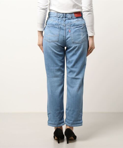 cepo（セポ）の「ライトデニム　アンクルパンツ（デニムパンツ・レディース・ライトインディゴブルー/グレー/グリーン/オフホワイト/インディゴブルー・S/M/L）」の7枚目の写真