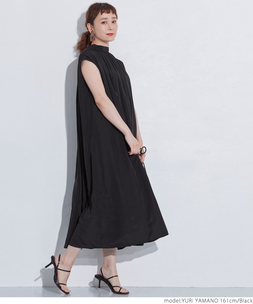 coca(coca)(コカ)の「2wayサテンボウタイワンピース(ワンピース・レディース・ホワイト/ブラック・ONE SIZE)」の3枚目の写真