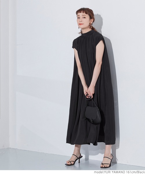 coca(coca)(コカ)の「2wayサテンボウタイワンピース(ワンピース・レディース・ホワイト/ブラック・ONE SIZE)」の4枚目の写真