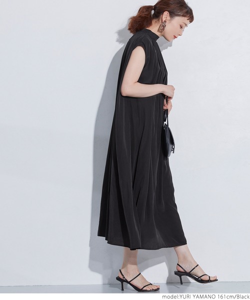 coca(coca)(コカ)の「2wayサテンボウタイワンピース(ワンピース・レディース・ホワイト/ブラック・ONE SIZE)」の5枚目の写真