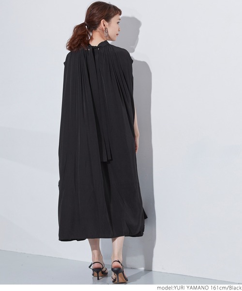 coca(coca)(コカ)の「2wayサテンボウタイワンピース(ワンピース・レディース・ホワイト/ブラック・ONE SIZE)」の6枚目の写真
