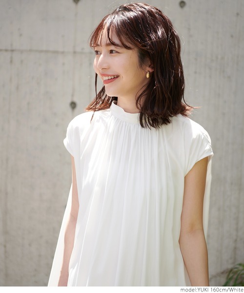 coca(coca)(コカ)の「2wayサテンボウタイワンピース(ワンピース・レディース・ホワイト/ブラック・ONE SIZE)」の10枚目の写真
