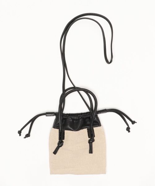 atneK（アトネック）の「【atneK by Scrap Book】星刺繍巾着ショルダー（ショルダーバッグ・レディース・ベージュ系その他・FREE）」の3枚目の写真