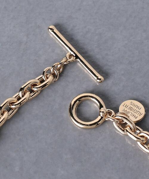 PHILIPPE AUDIBERT（フィリップ オーディベール）の「＜PHILIPPE AUDIBERT（フィリップ オーディベール）＞DILYS チェーン ネックレス GLD（ネックレス・レディース・ゴールド・FREE）」の4枚目の写真