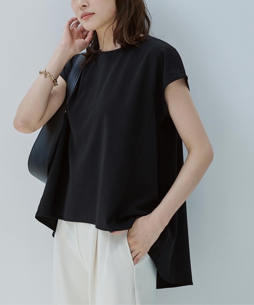 UR'S（ユアーズ）の「ﾌﾚﾝﾁｽﾘｰﾌﾞﾄｯﾌﾟｽ×ﾊﾟﾝﾂｾｯﾄｱｯﾌﾟ（セットアップ・レディース・ブラック/ネイビー/グリーン/カーキ・S/M/L）」の18枚目の写真