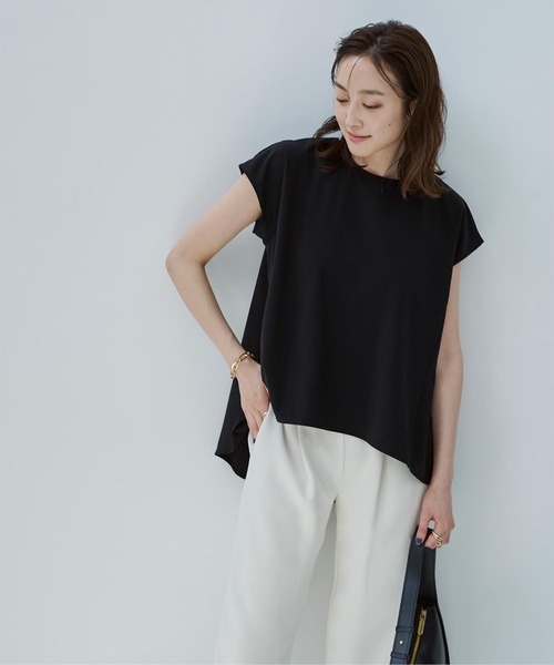 UR'S（ユアーズ）の「ﾌﾚﾝﾁｽﾘｰﾌﾞﾄｯﾌﾟｽ×ﾊﾟﾝﾂｾｯﾄｱｯﾌﾟ（セットアップ・レディース・ブラック/ネイビー/グリーン/カーキ・S/M/L）」の17枚目の写真