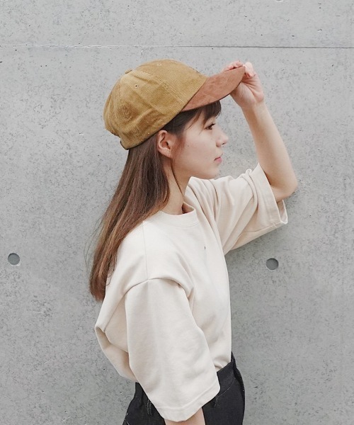 moi tytto（モイテュット）の「ワンポイント刺繍キャップ（キャップ・レディース・ブラウン/ナチュラル・FREE）」の16枚目の写真