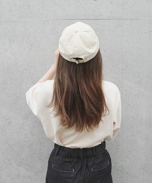 moi tytto（モイテュット）の「ワンポイント刺繍キャップ（キャップ・レディース・ブラウン/ナチュラル・FREE）」の10枚目の写真